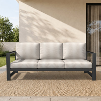 Canapé d'extérieur de 80 po de largeur avec coussins Sunbrella® Trasdamad