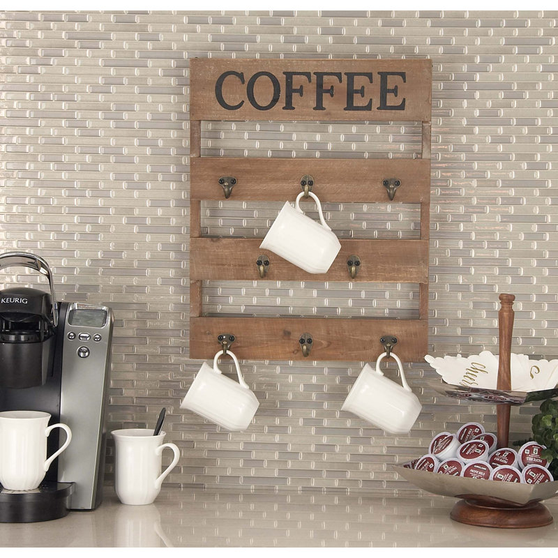 Hassen Wall 8 - Hook Wall Mounted Coat Rack