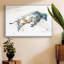 «Modern Bull Study I», reproduction encadrée sur toile-94356489-94356491