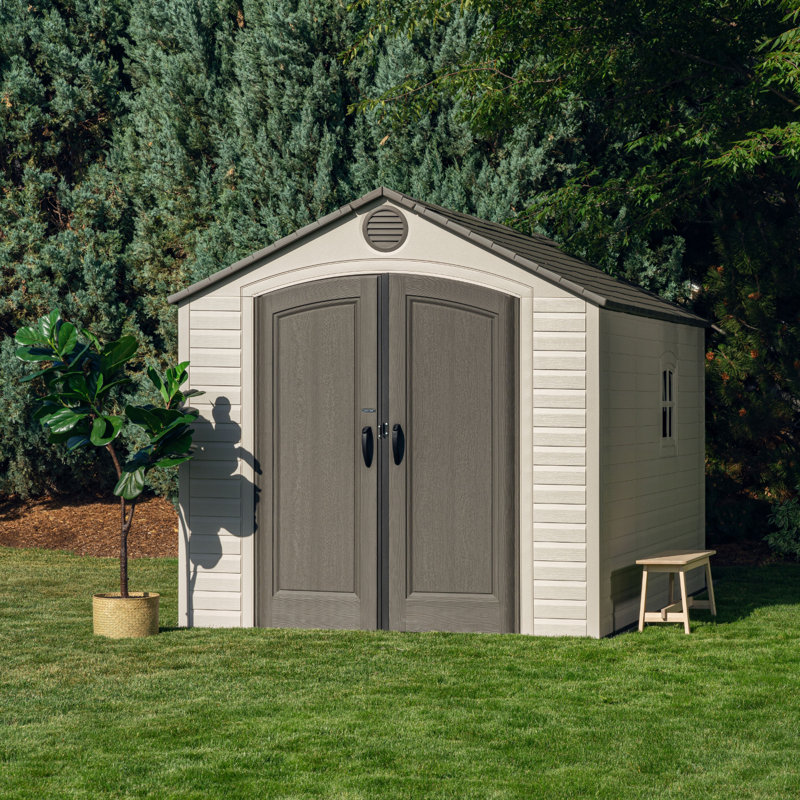 Lifetime 8 Ft. x 12.5 Ft. Outdoor Storage Shed, 8 Ft x 12.5 Ft