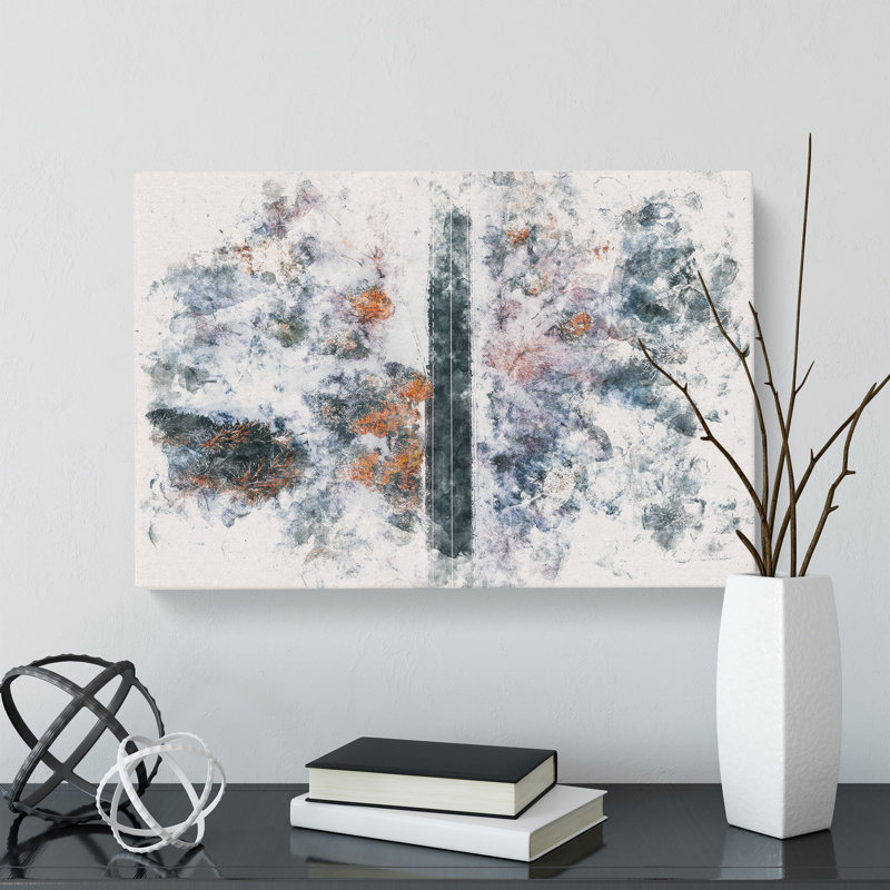 Dividing The Forest - Wrapped Canvas Print, 35cm H x 50cm W x 3cm D