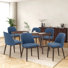 Upholstered Solid Wood Faux Leather Dining Chair Side Chair