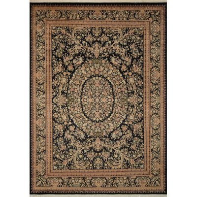 Massimo One-of-a-Kind 8'2" X 12'9" New Age Wool Area Rug in Black