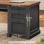 Bureau de direction en L à 4 tiroirs, bureau de direction 67 po x 67 po-1352748825