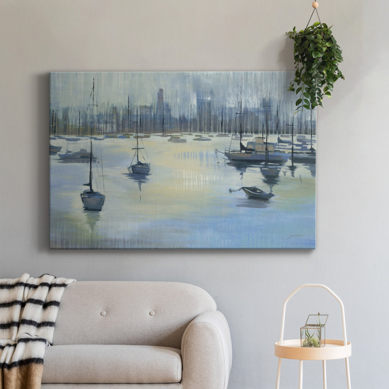 Dropping Anchor - Wrapped Canvas Print, 40" H x 60" W x 1" D