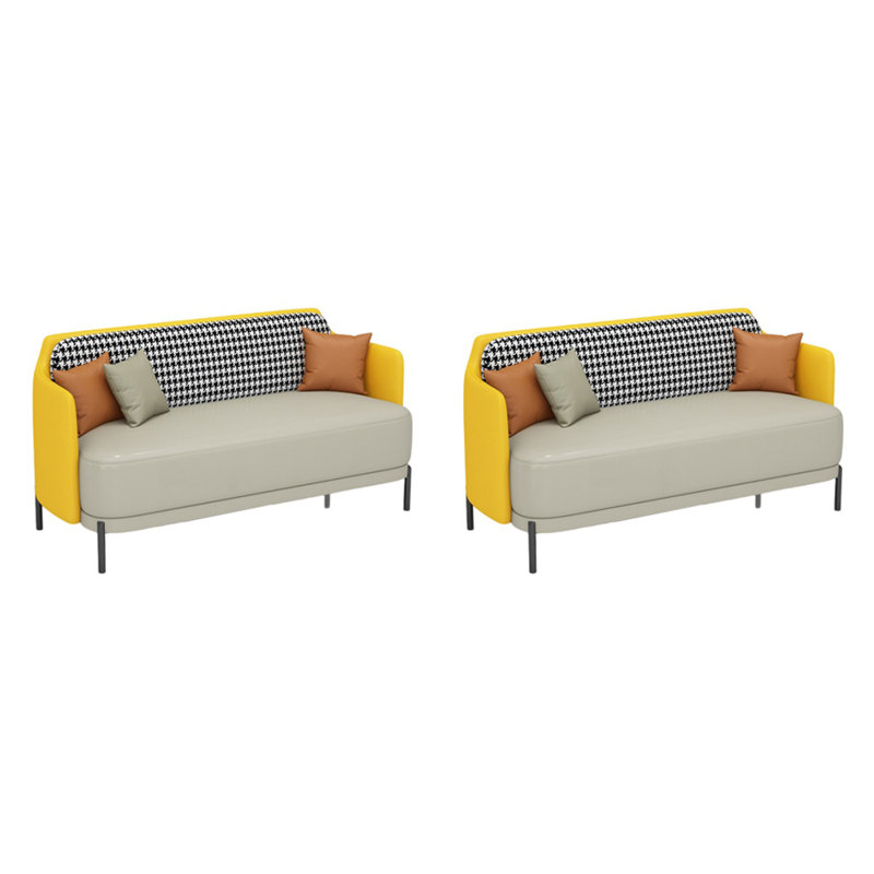 Banc moderne de restaurant, café et pâtisserie, Jaune/beige