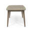 Table de salle à manger d'extérieur extensible en bois d'acacia