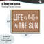 Cadre flottant Life Better In Sun Brown-119913283-119913286