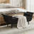 Velvet Upholstered Storage Bench-1372117907
