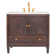 Lilly's 36"L Free Standing Vanity in Dark Walnut