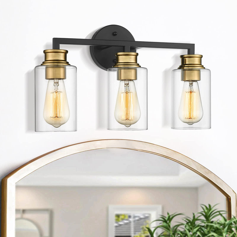 Éclairage pour salle de bain 3 lumières à intensité variable