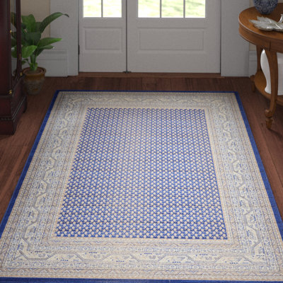 Tapis bleu Swinson
