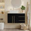 Meuble-lavabo de rangement polyvalent 36 po avec lavabo vasque en céramique