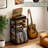 Record Player Stand Set Of 2, 3-Tier End Table, Holds 120 Albums-132701042