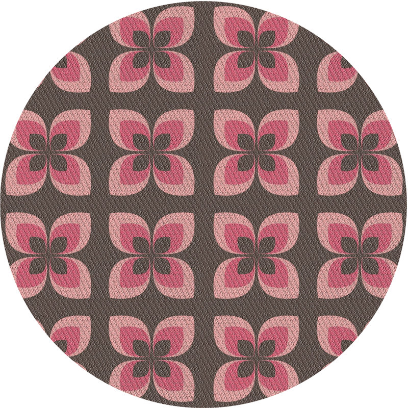 Kew Gardens Floral Indoor Rug, Round 3'