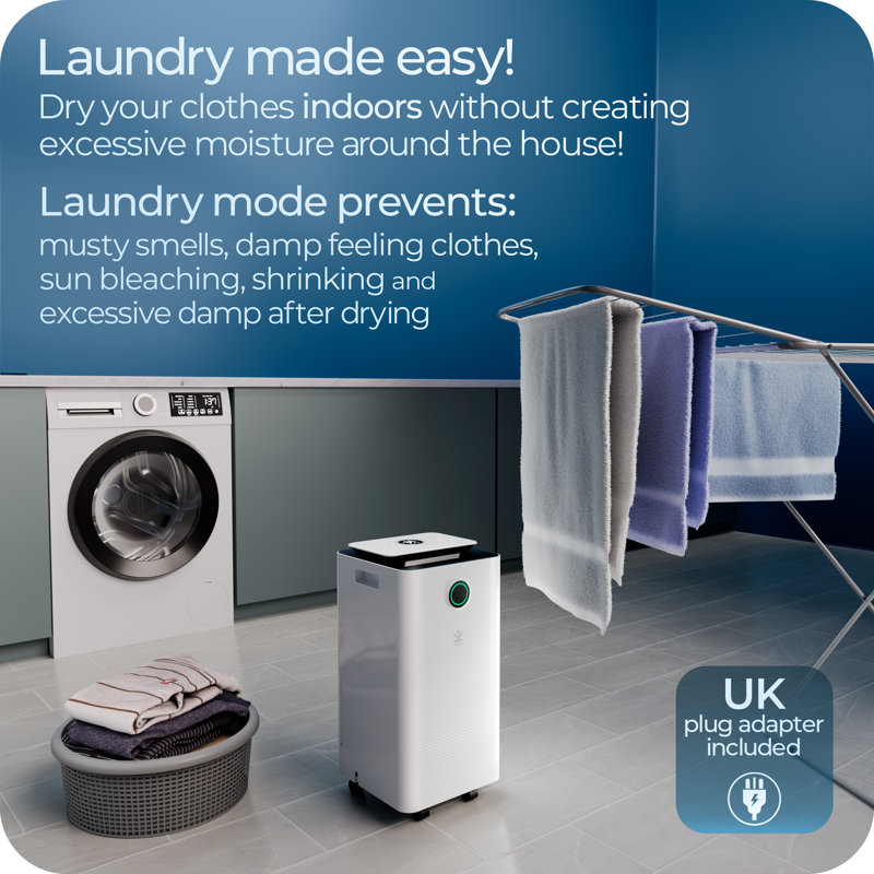 12L Dehumidifier X-125 For Multiple Room Coverage