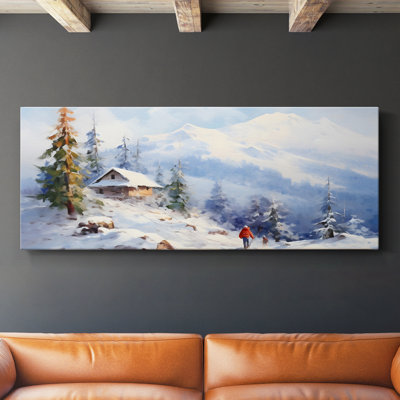 Paysage, série CCLV, toile tendue avec châssis, prête à être accrochée