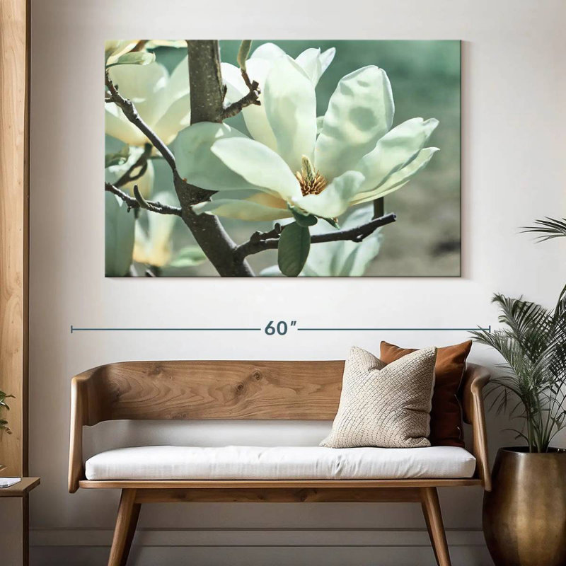 Harnek Magnolia Tree Flower, 34" H x 51" W