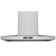 Hauslane 860 Cubic Feet Per Minute Convertible Wall Mount Range Hood with Baffle Filter and Light In