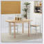 Table de cuisine à abattants en bois massif avec conception pliable pour les espaces repas compacts et utilisation quotidienne polyvalente