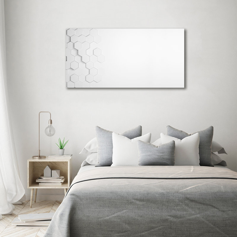 Hexagons Background - No Frame Print on Canvas