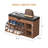 Wooden Entryway Shoe Cabinet With Cushioned Bench & Flip-Up Shoe Rack-1889068577