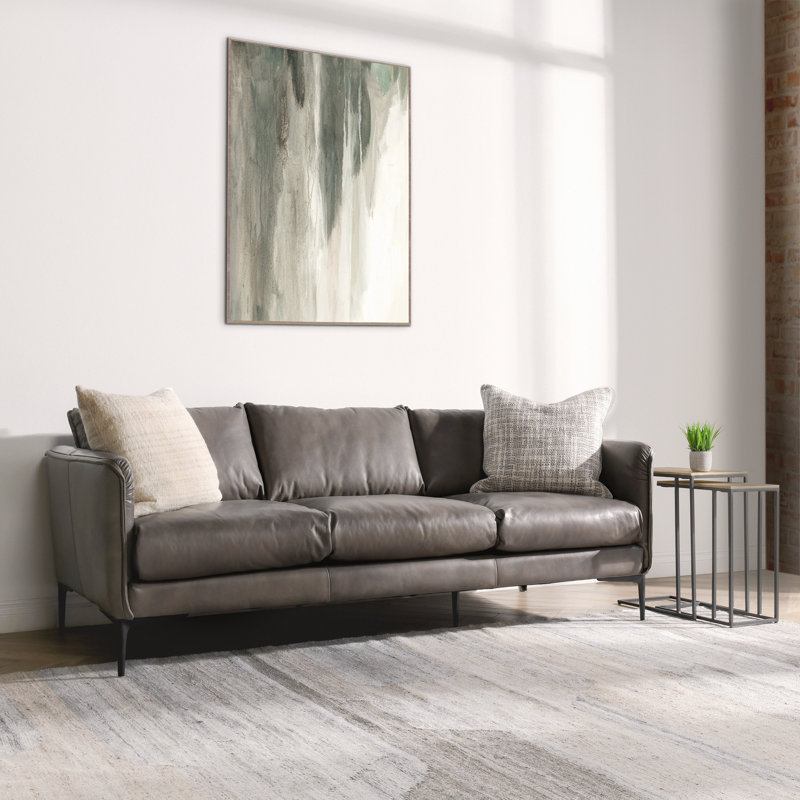 Ava 85" Sofa, Gray