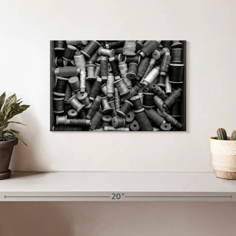 Senne Sewing Threads Monochrome, 8" H x 12" W
