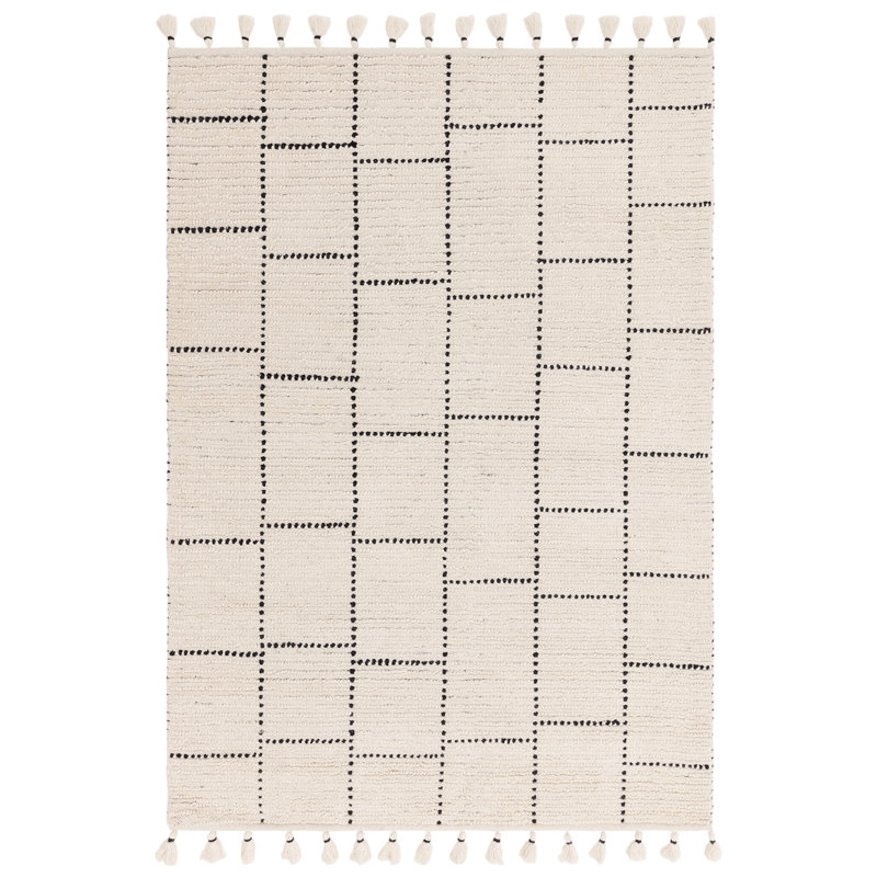 Cressex Moroccan Hand Woven Area Rug, Rectangle 200 x 290cm