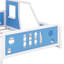 Lit plateforme double avec roulettes-1291551090