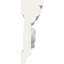 Rail de chaise Endurathane Versailles, H 3 5/8 po x P 1 1/4 po x L 94 1/2 po, apprêté en usine (paquet de 2)