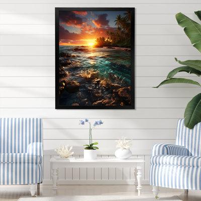 " Beach Photo Sunset Serenade VIII "