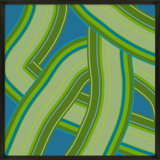 Cushing Green Twist By Jacques Pilon - Framed Wall Art