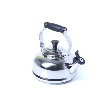 All-Clad Metal Crafters Stainless Steel 2QT Whistling Tea Kettle All Stoves