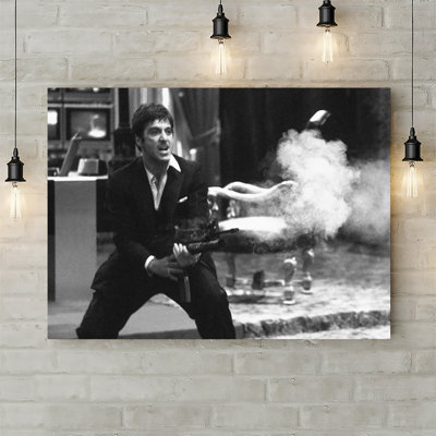 Scarface 1 Piece Wrapped Canvas Wall Art
