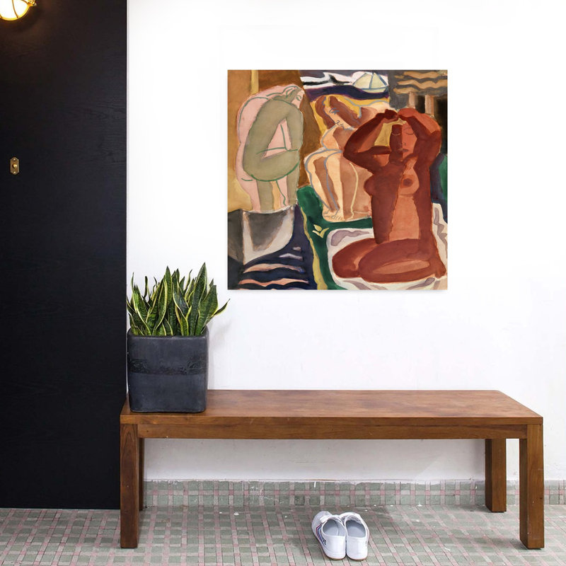 Art contemporain contemporain contemporain, H 32 po x l 32 po