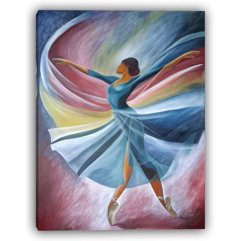 «Grace in Motion - Modern Ballet», art sur toile, H 48 po x l 36 po