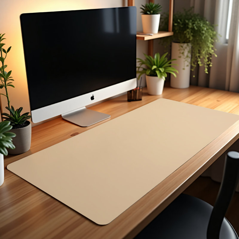 Polyester Desk Pad, 31.5x15.5