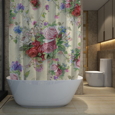 Rideau de douche simple Grogan