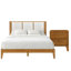 Tête de lit rembourrée en bois massif bouclé Knighten, ensemble de chambre à coucher 3 pièces-200897672-200897678-200897679
