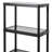 Gracious Living 4 Shelf Fixed Height Solid Light Duty Home Storage Unit