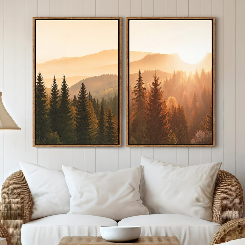 Framed Canvas wall Art, Vintage Abstract Wall pirnts for Bedroom, Natural, 36" H x 24" W