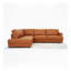 Canapé modulaire Glander - Cuir cognac-717103194
