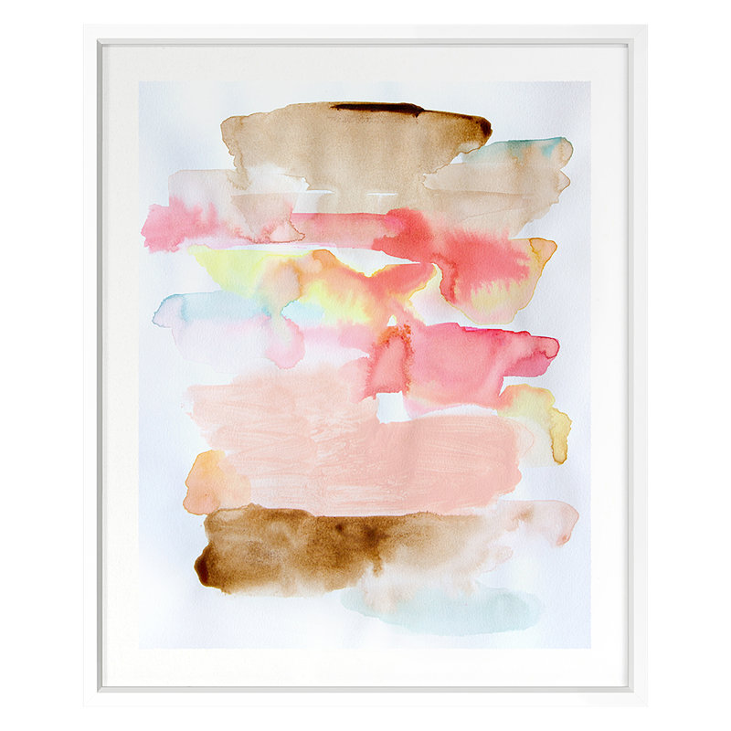 Happenstance Print by Bainbridge, Hope, White Single Picture Framed, 29'' H x 24'' W