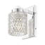 Applique murale 1 lumière en chrome 8 pouces Danika-123223024