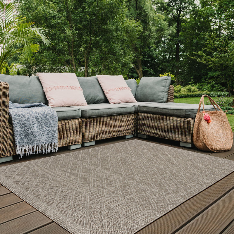 Aima Southwestern Indoor / Outdoor Area Rug, Rectangle 160 x 230cm
