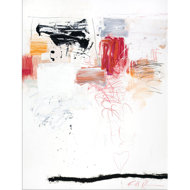 «Have a Little Heart» par Robert Robinson, peinture sur toile tendue