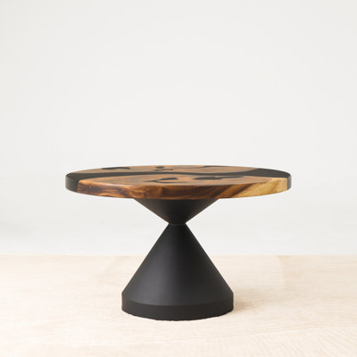 Round Epoxy Coffee Table 35" Diameter