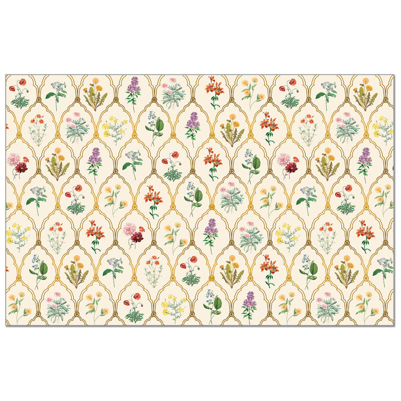 Napperons en papier de qualité supérieure Wildflowers