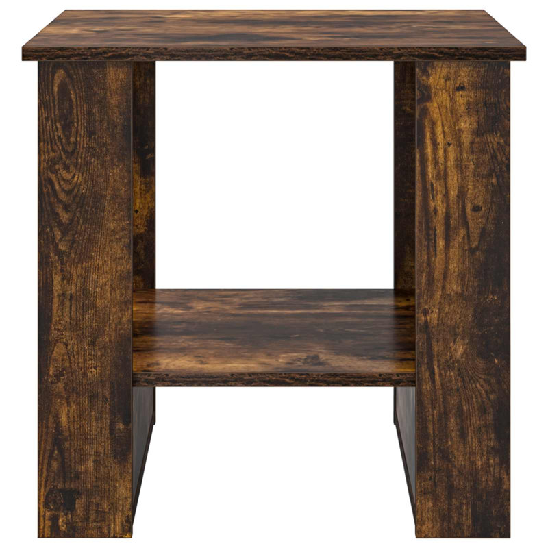 Coffee Table with Storage, 50cm. H x 51cm. L x 50cm. W, Smoked Oak